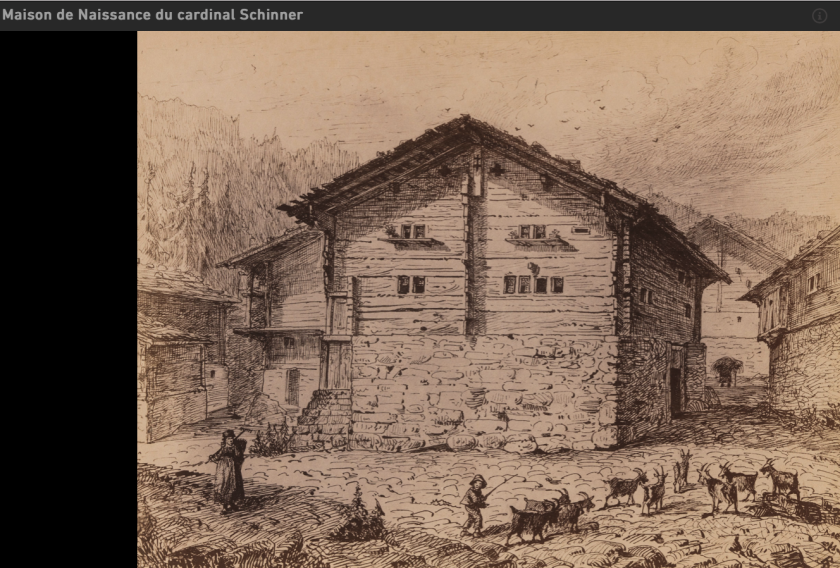 Sanierung Geburtshaus Kardinal Matthäus Schiner, 15. Jhd., Mühlebach
